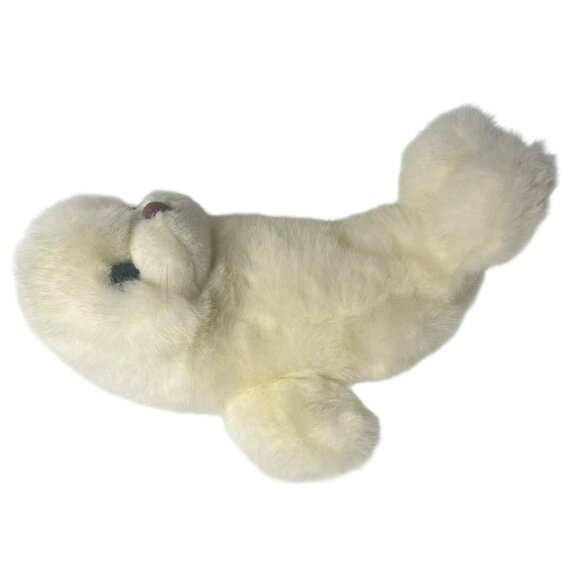 Ty Beanie Babies 1997 Blizzard The Seal Plush Toy 12" White Soft Collectible - Picture 4 of 8